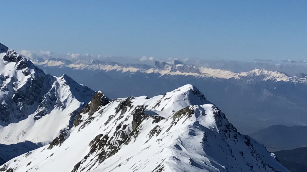 Dents de Bédina depuis la Cime de la Jasse