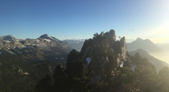 Le roc des Boeufs, première course du cycle initiation alpinisme image article