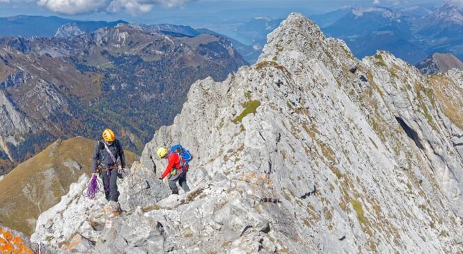 Rando du vertige à l'Arête Nord de l'Arcalod image article