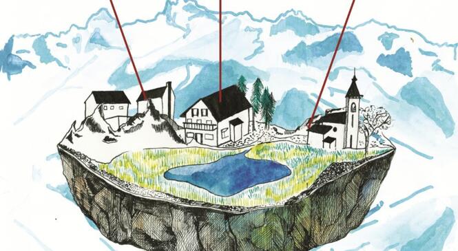 PORTRAIT THÉATRAL ET VIVANT DU MASSIF DE BELLEDONNE À LA GÉLINOTTE image article