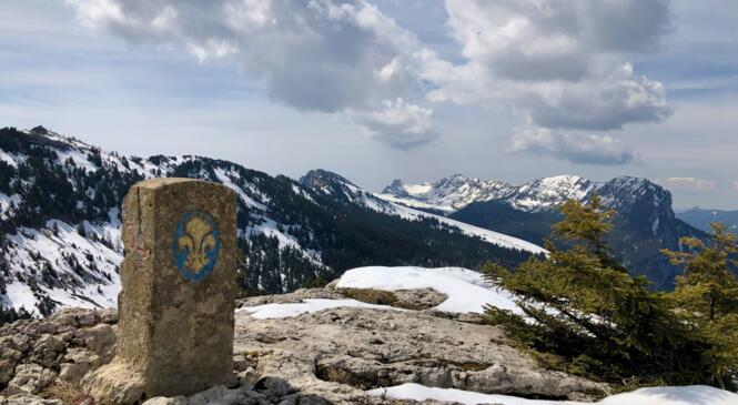 Neiges de printemps sur les Hauts de Chartreuse image article
