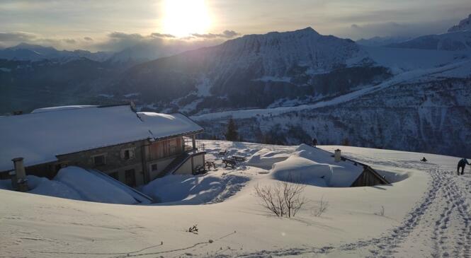 Nuit blanche en raquettes et skis image article
