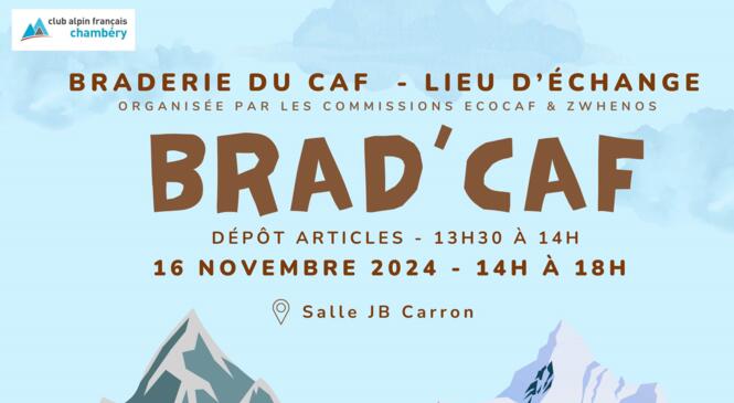 Brad’CAF - La braderie du CAF revient cet automne ! image article