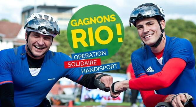 "Gagnons Rio" Opération de soutien à l’Équipe de France Handisport image article