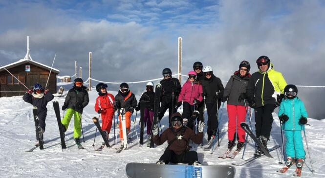 Les Familles au Ski Alpin image article