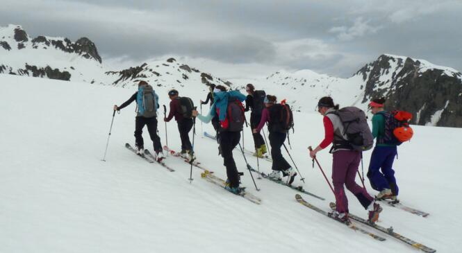 Les Chamois'elles : ski de rando image article