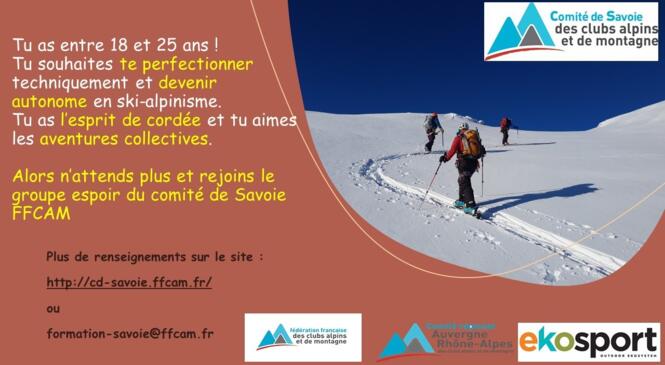 Groupe Espoir Ski-Alpinisme : ouverture de la sélection. image article