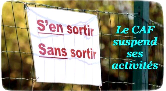 Mise en sommeil de nos activités en présentiel image article