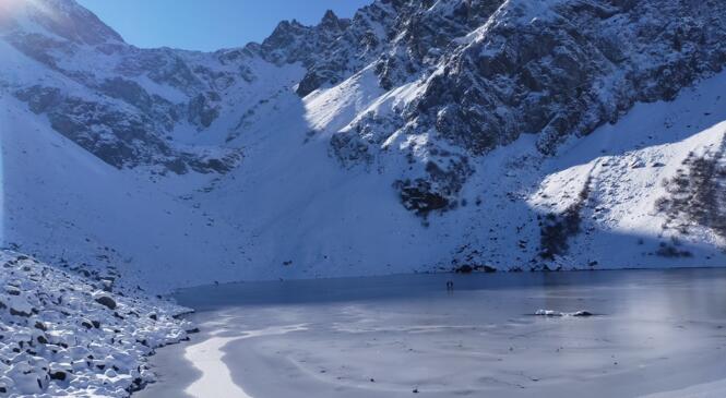 Une première hivernale au lac de Crop, magique. image article