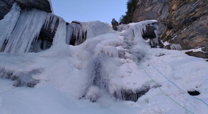 Cascade de Glace et ski nordique, offre de formation départementale image article